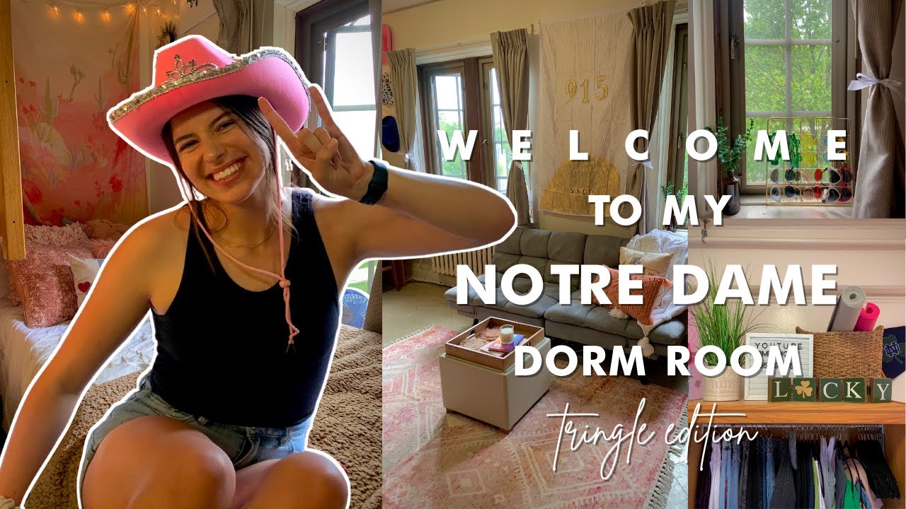 NOTRE DAME DORM ROOM TOUR *tringle edition* breen-phillips hall!!