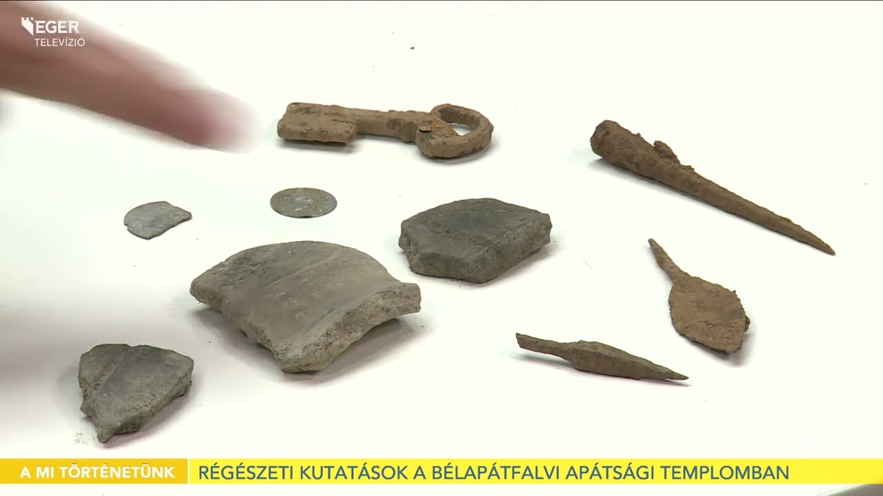 Régészeti kutatások a bélapátfalvi apátsági templomban - 2022.08.22.