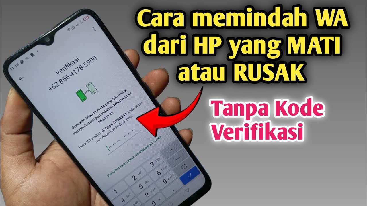 Cara memindahkan wa dari hp yang mati atau rusak