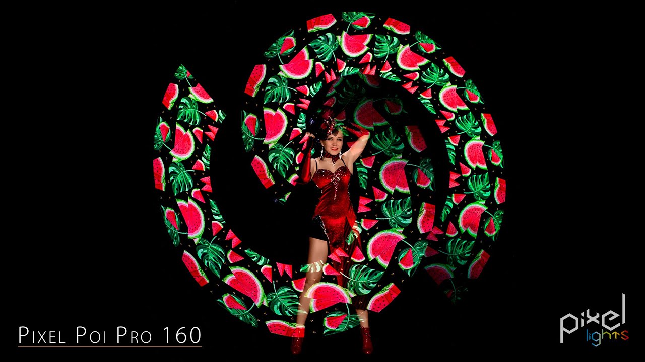 Amazing LED poi - Pixel Poi Pro 160 - Pixel Lights production