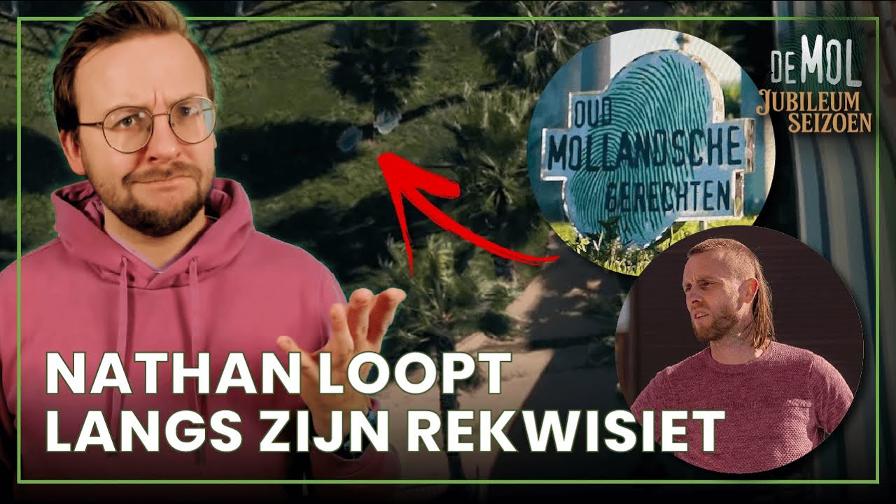 NATHAN loopt vlak langs zijn REKWISIET 🫆 | Wie is de Mol? Jubileum Hints en Theorie&euml;n