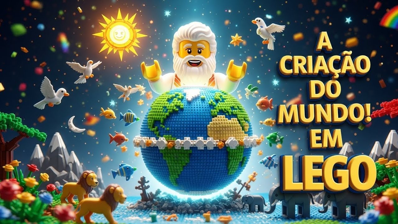 A CRIAÇÃO DO MUNDO EM LEGO | UMA AVENTURA LEGO