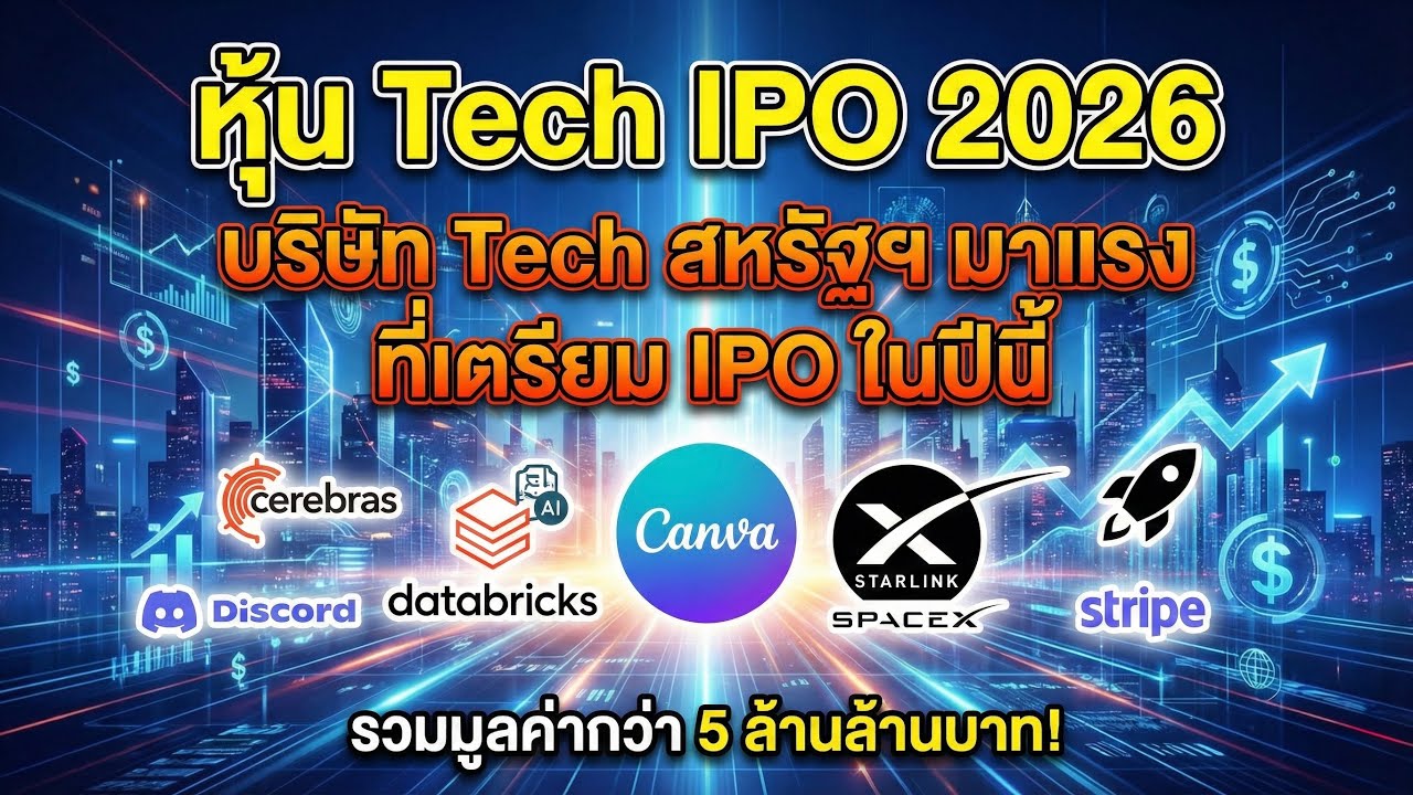  สรุปบริษัท Tech สหรัฐฯ มาแรง ที่เตรียม IPO ปี 2026