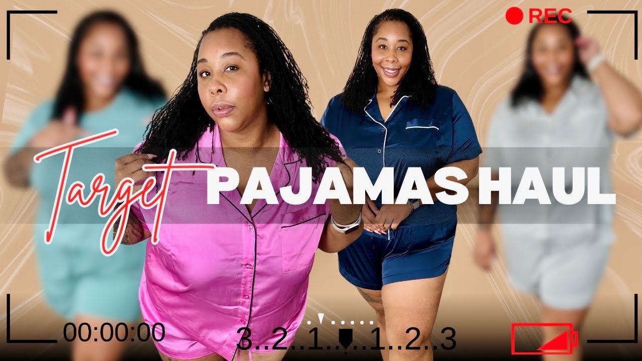 Plus Size Target Pajamas Haul | Cozy Cloud Knit & Satin Sets (Sizes S-4X)