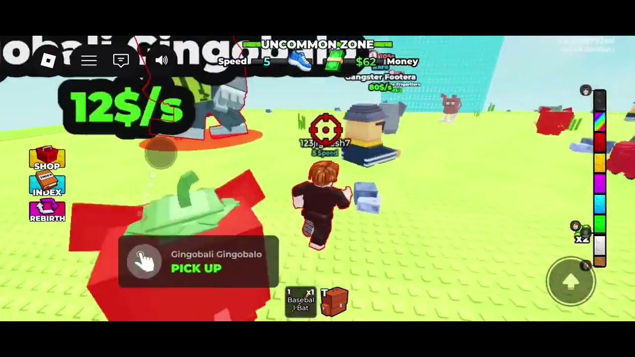 Roblox in climbing catch brain rod 😎💪
