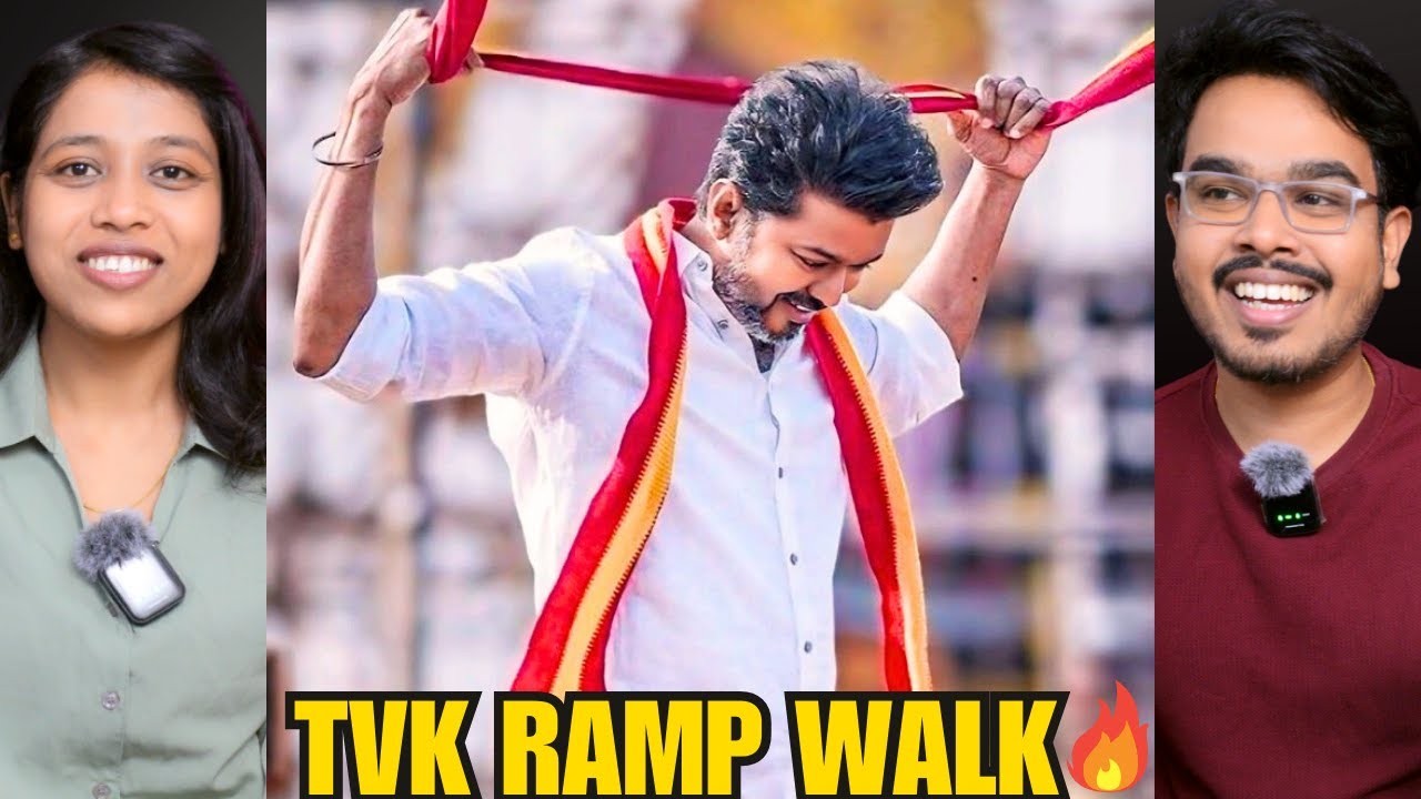 TVK Vijay MASS Entry 🔥 Ramp Walk at TVK Madurai Maanadu Reaction | Thalapathy Vijay