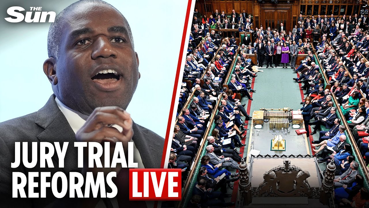 LIVE: Labour to unveil court reforms amid concerns about axing jury trials