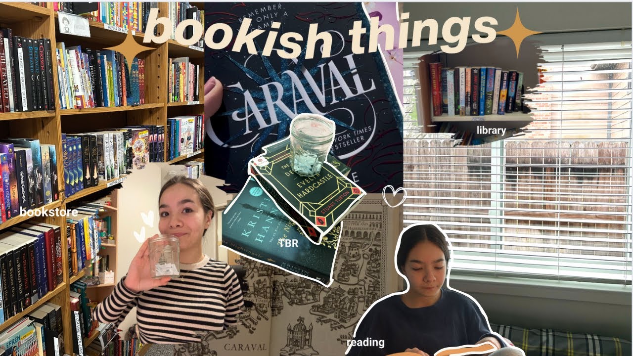 doing bookish things📚(hauls, tbr jar, book update, reading)