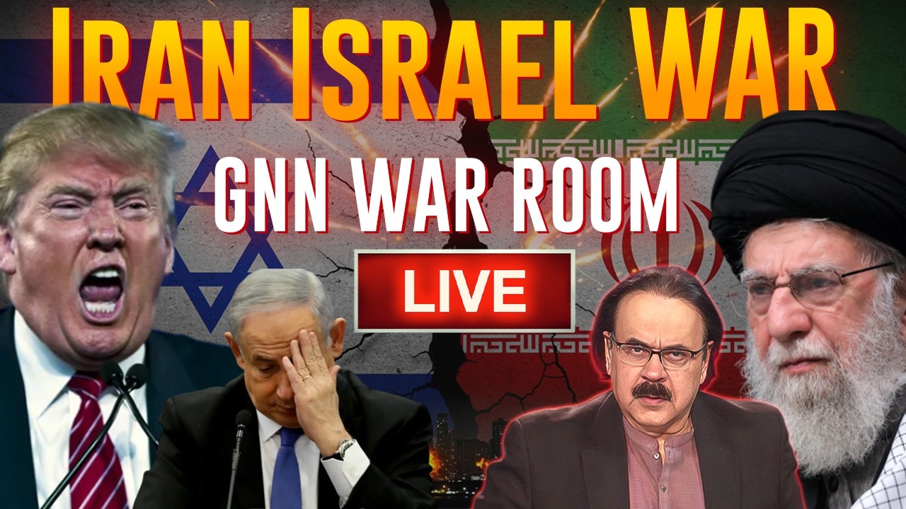 🔴LIVE: Dr. Shahid Masood Analysis on IRAN-ISRAEL War | Iran Vs Trump | Iran Attack on Tal Aviv | GNN