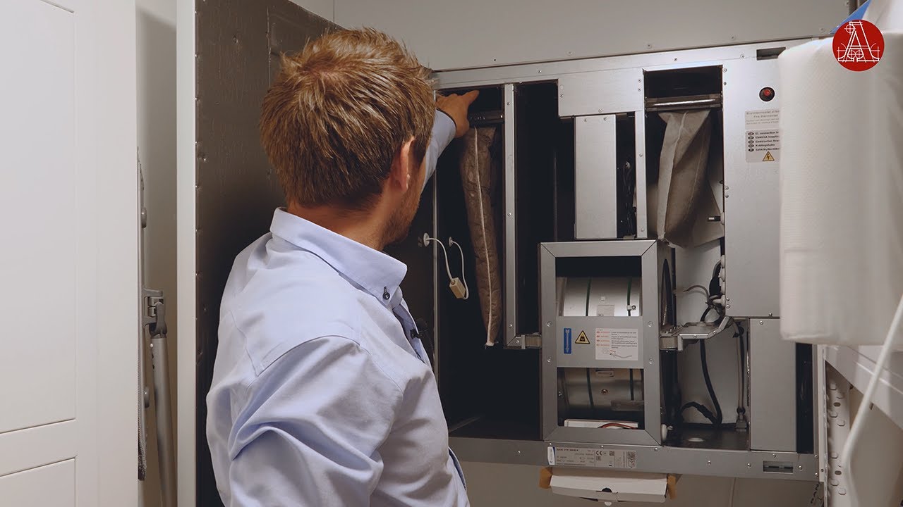 Slik bytter du filter i ventilasjonsaggregatet | Systemair SAVE VTR 300