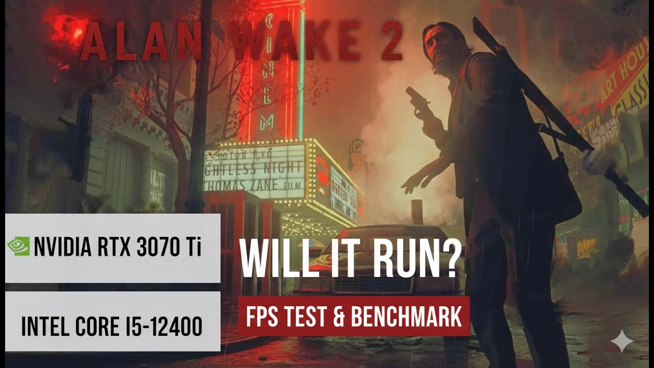 Alan Wake 2 | RTX 3070 Ti + i5-12400 + 16 GB RAM | PC Gameplay & Benchmark Test