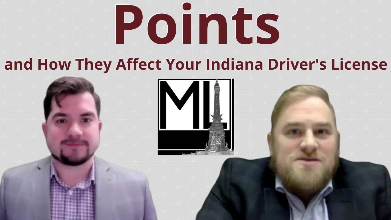Points and How They Affect Indiana Driver's Licenses