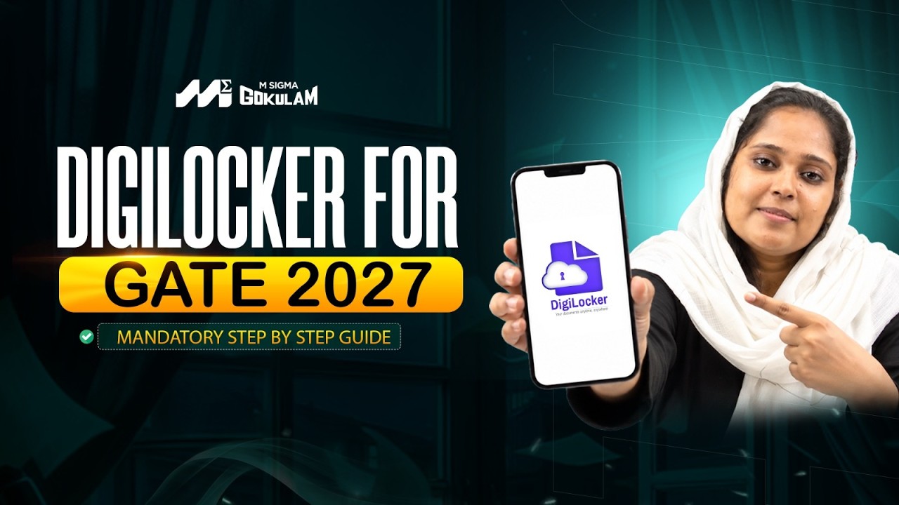 DigiLocker Mandatory for GATE 2027 Application! Complete Registration Tutorial 🚨