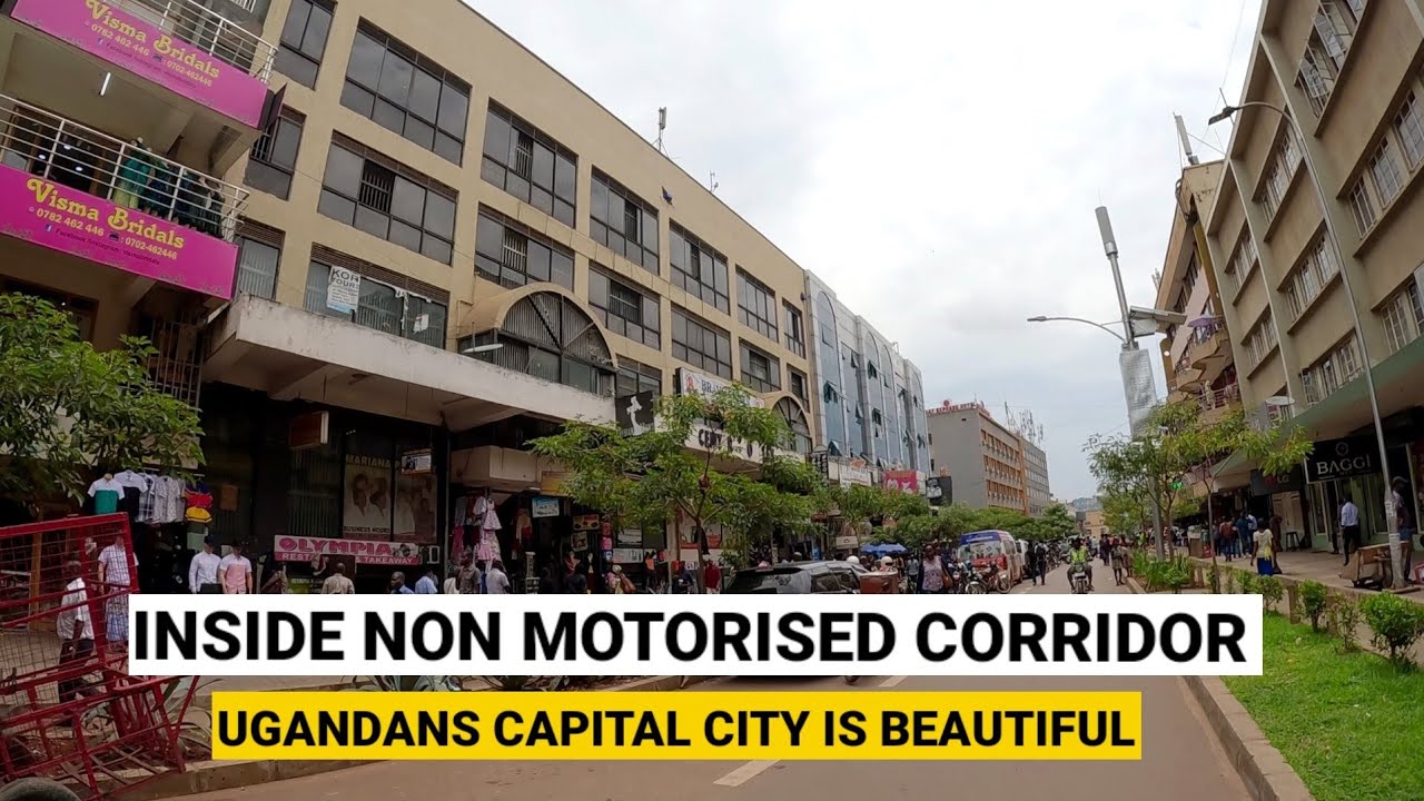 Uganda Kampala 2023 Walk through Non Motorised Corridor