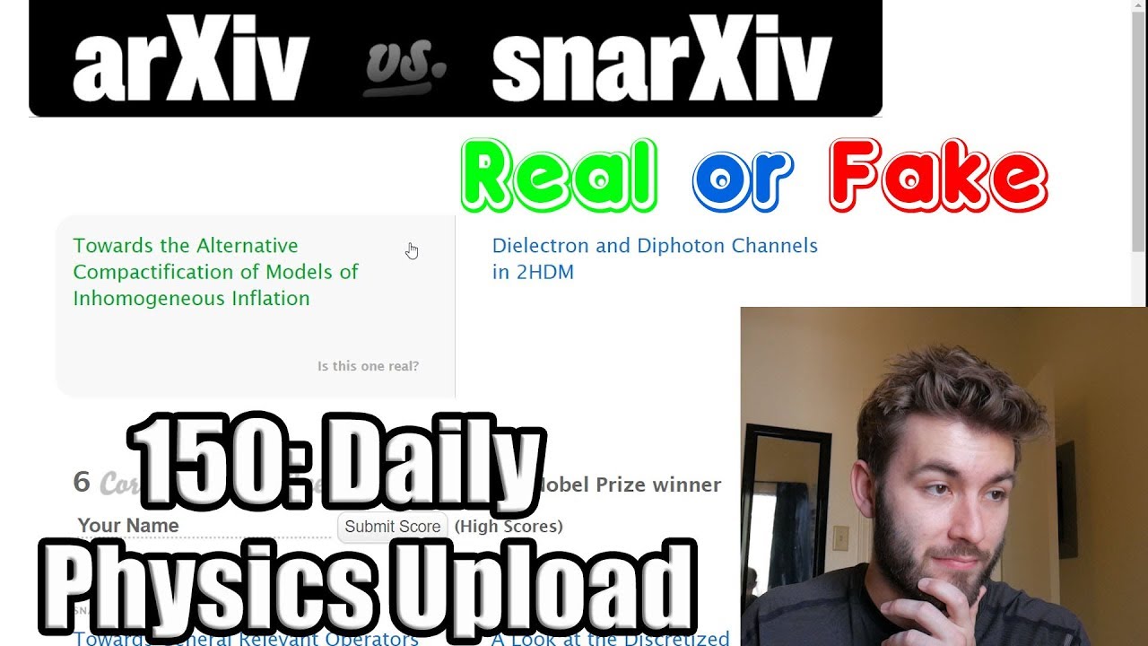 arXIV or snarXIV:  Which Physics Paper is Real!?