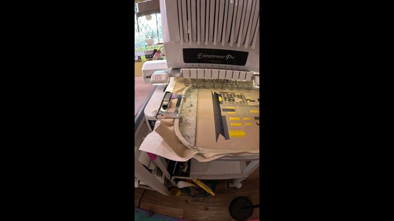 Haunted House - speed run stitch out