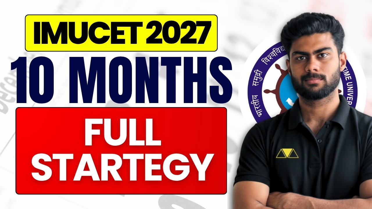 10 Months IMUCET 2027 Exact Strategy | How To Study For IMUCET 2027?