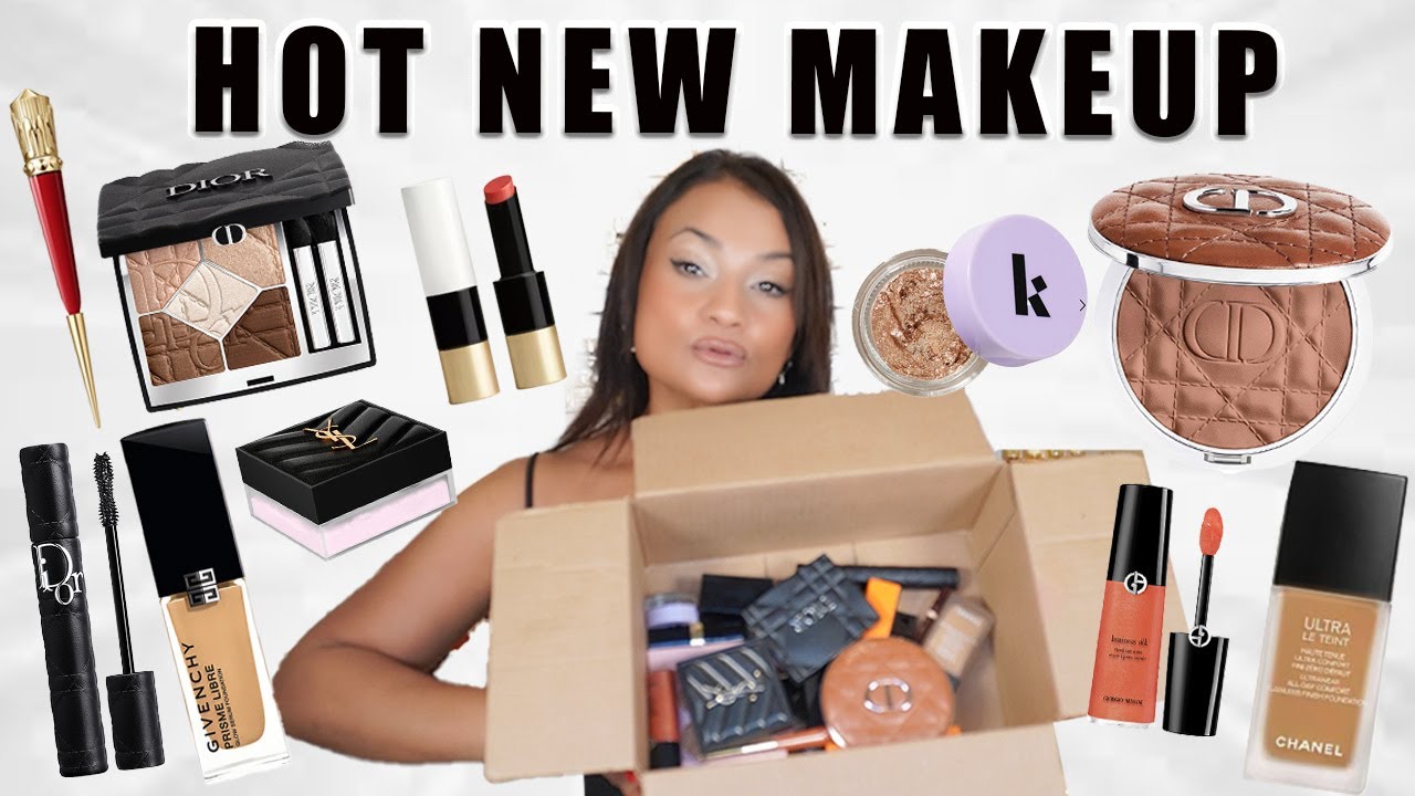 TRYING NEW LUXURY MAKEUP IN DAYLIGHT:DIOR, GIVENCHY, HERMES, CHRISTIAN LOUBOUTIN, CHANEL, ARMANI,YSL
