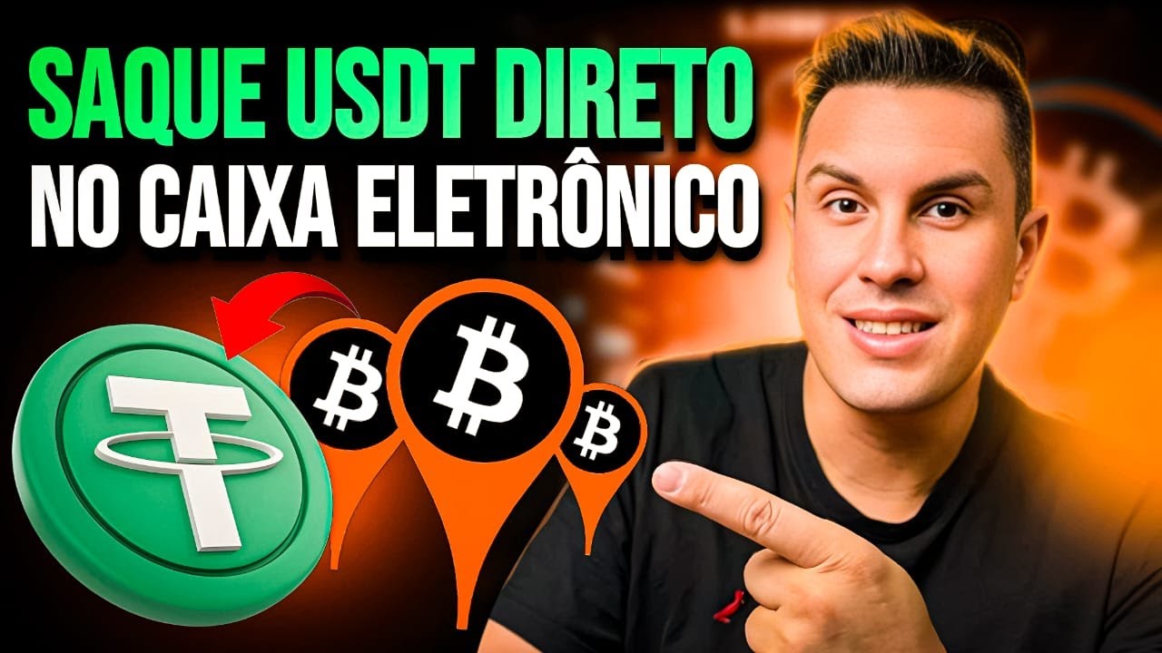 COMO SACAR USDT DIRETO NO CAIXA ELETRONICO