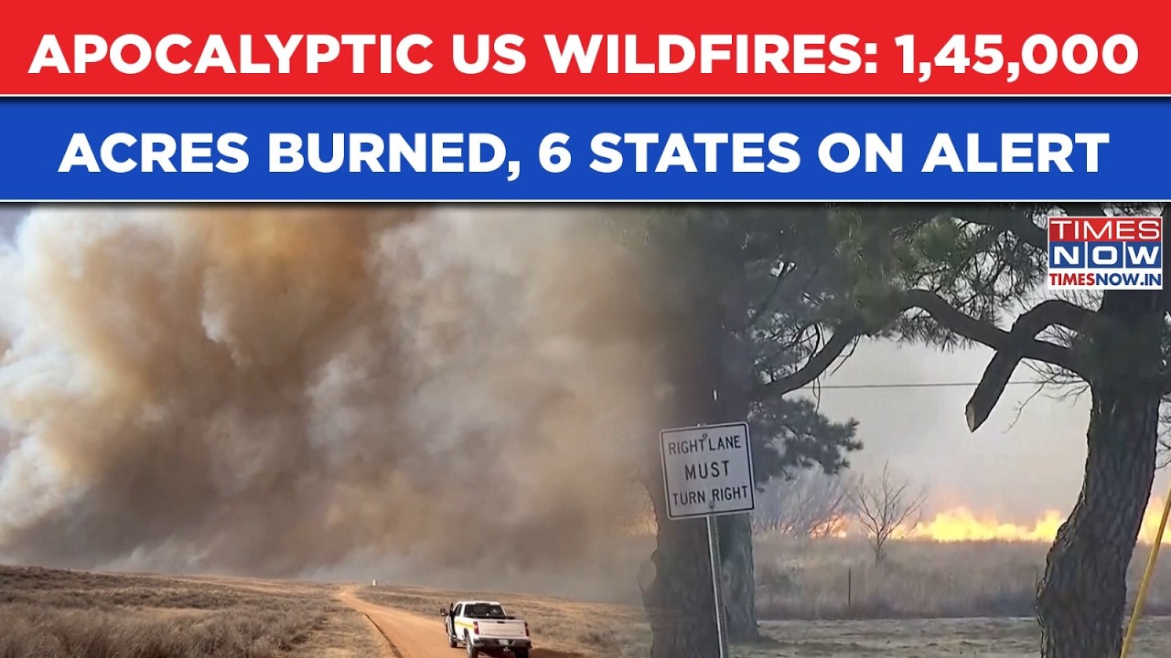 US Wildfires: Apocalyptic Flames Burn 145000 Acres, 150000+ People In Danger| 6 States On Alert