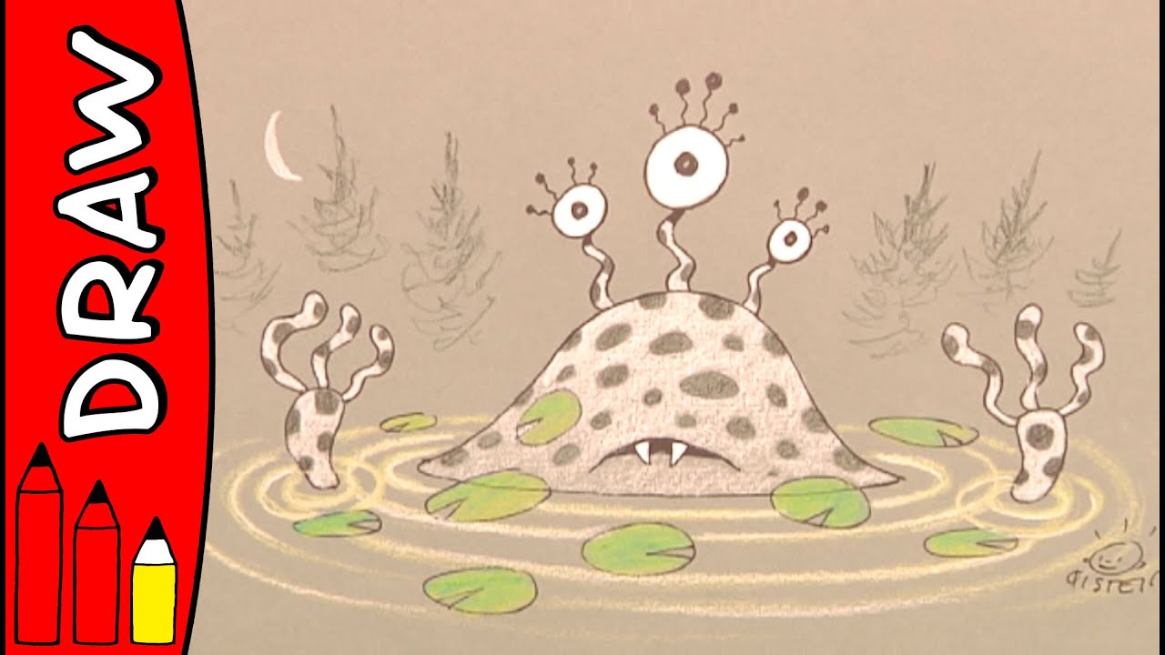 How To Draw A Water Spirit | Art Ideas For Kids | &Oslash;istein Kristiansen