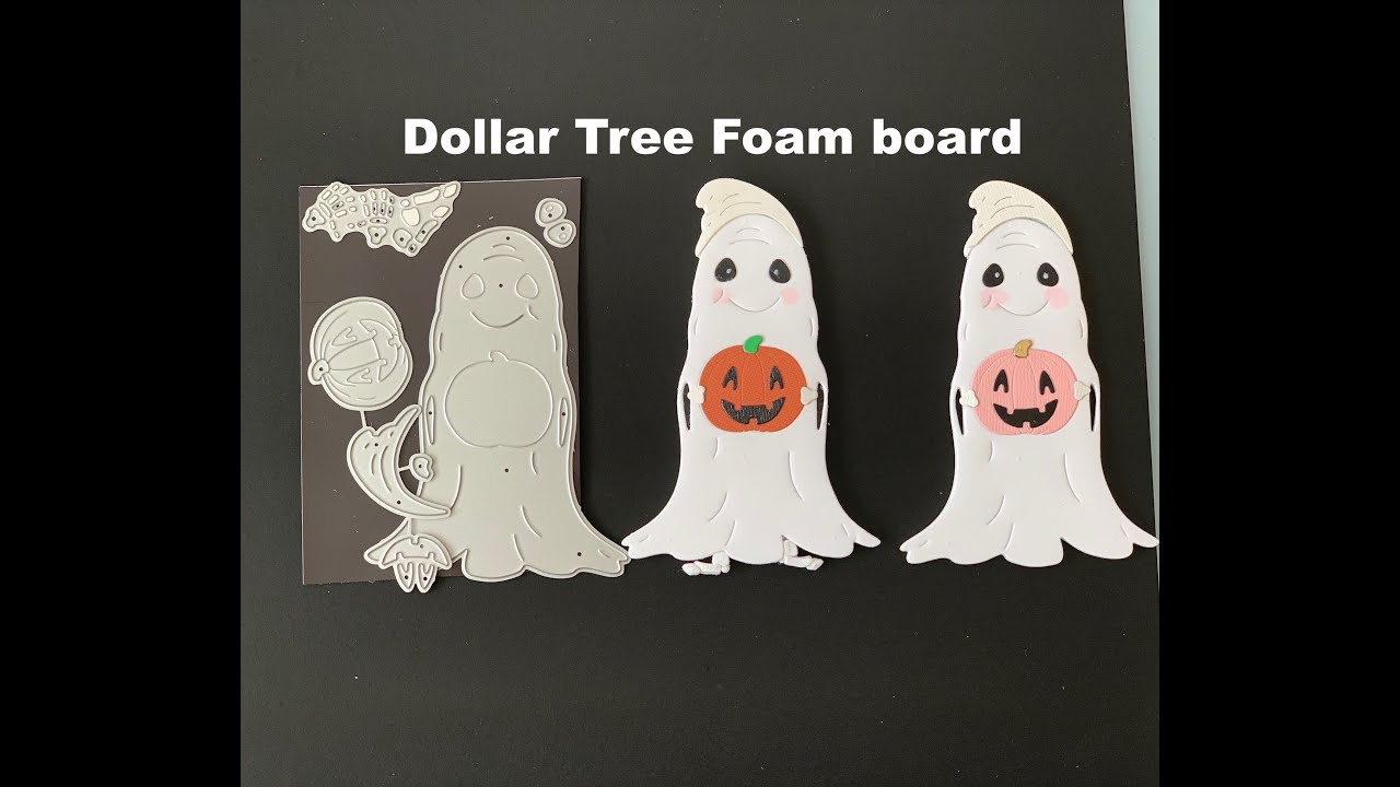 How to Die Cut with Dollar Tree Foamboard // Eiffel Store Ghost Die tutorial