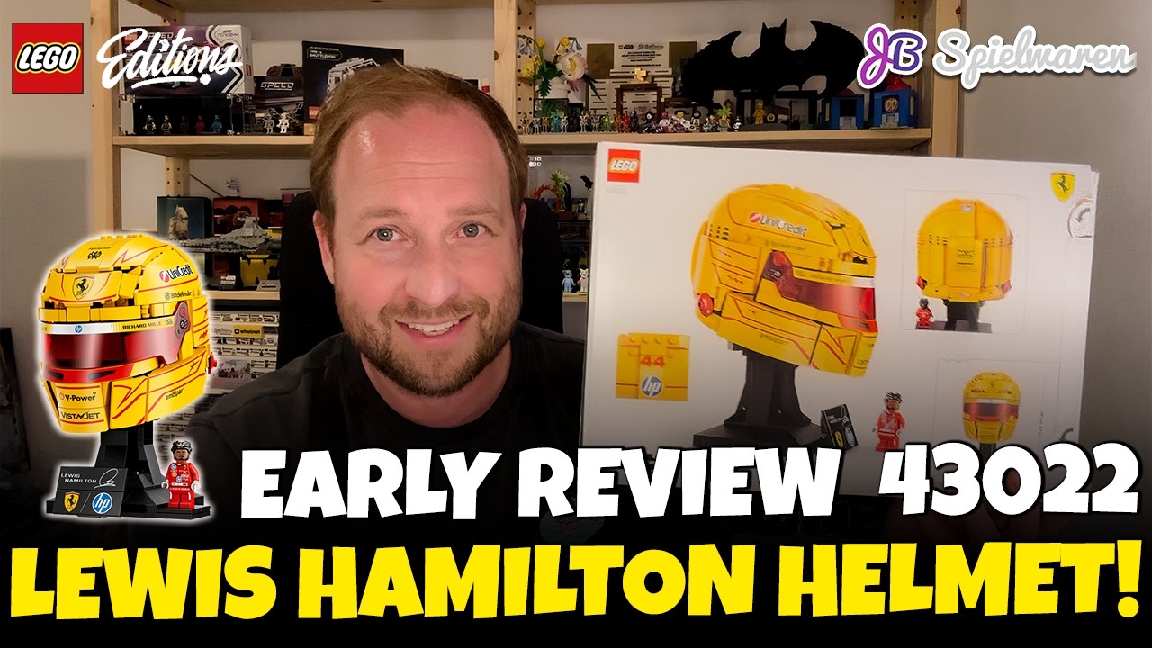 Early Review LEGO 43022 Lewis Hamilton Helmet!