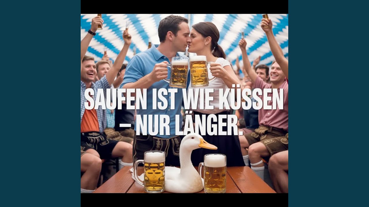 Saufen ist wie Küssen – nur länger