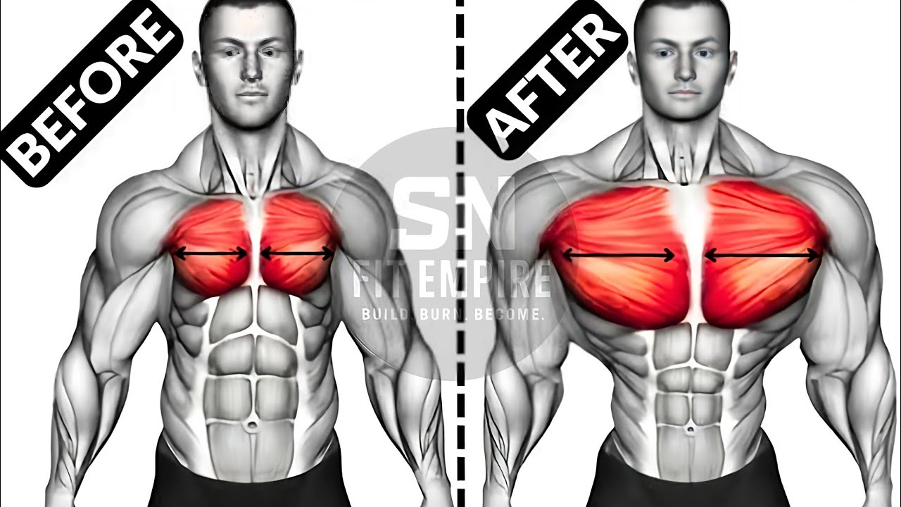 Dumbbell + Bodyweight Chest Workout at Home | Build a Bigger Chest Fast (No Gym Needed)