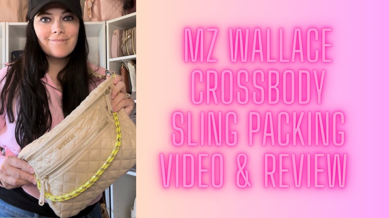 MZ Wallace Crossbody Sling Review & Packing Video