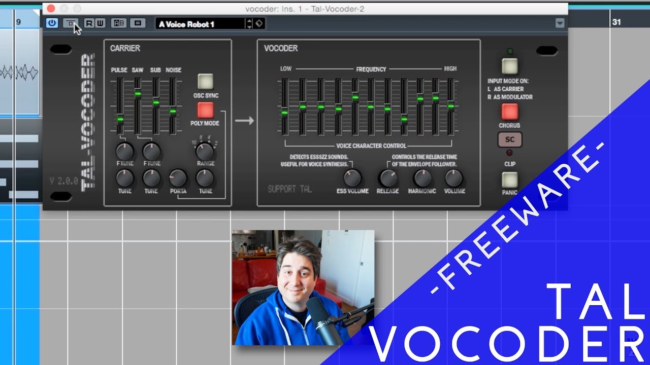 Tuto Vocoder: TAL VOCODER (gratuit)