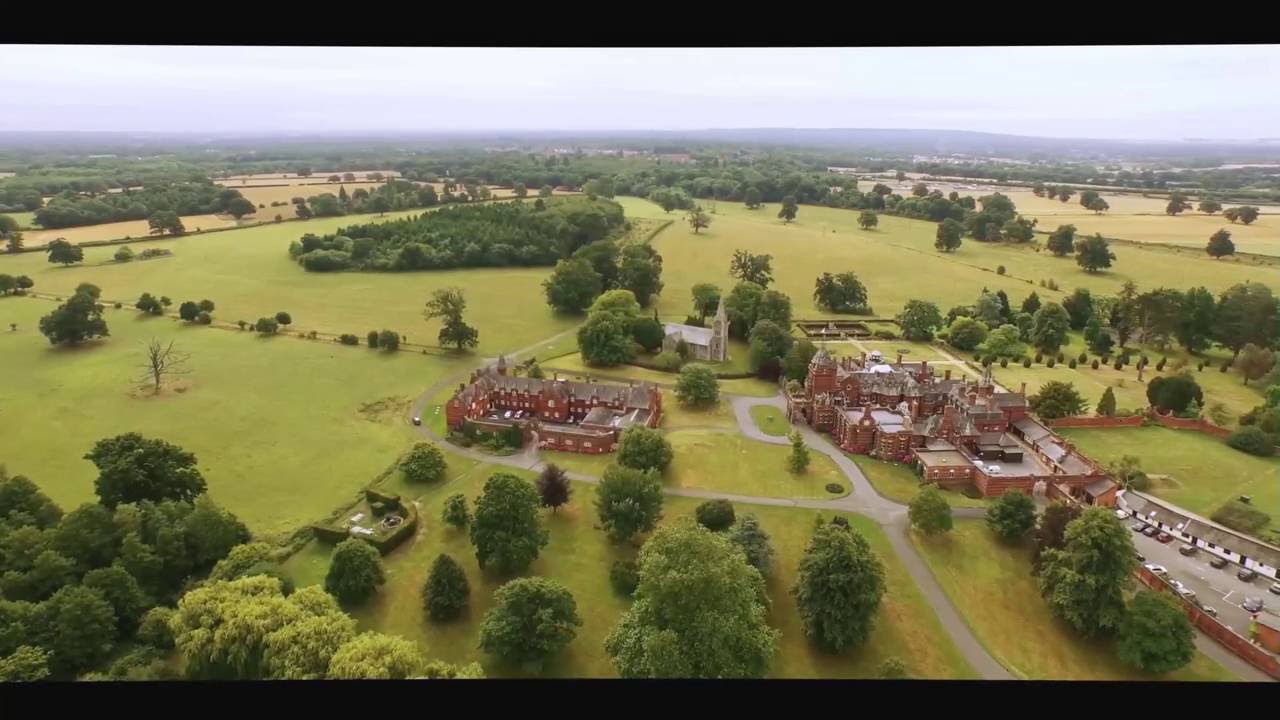 The Elvetham, Hampshire aerial drone video
