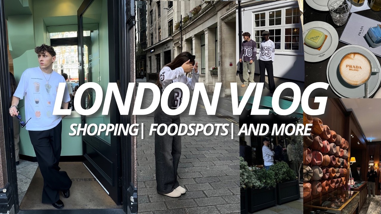 LONDON Vlog Neue PICK UP‘s?😳 und Coffee SPOTS| XXL Shopping Vlog 🛍️🍔 | Leon