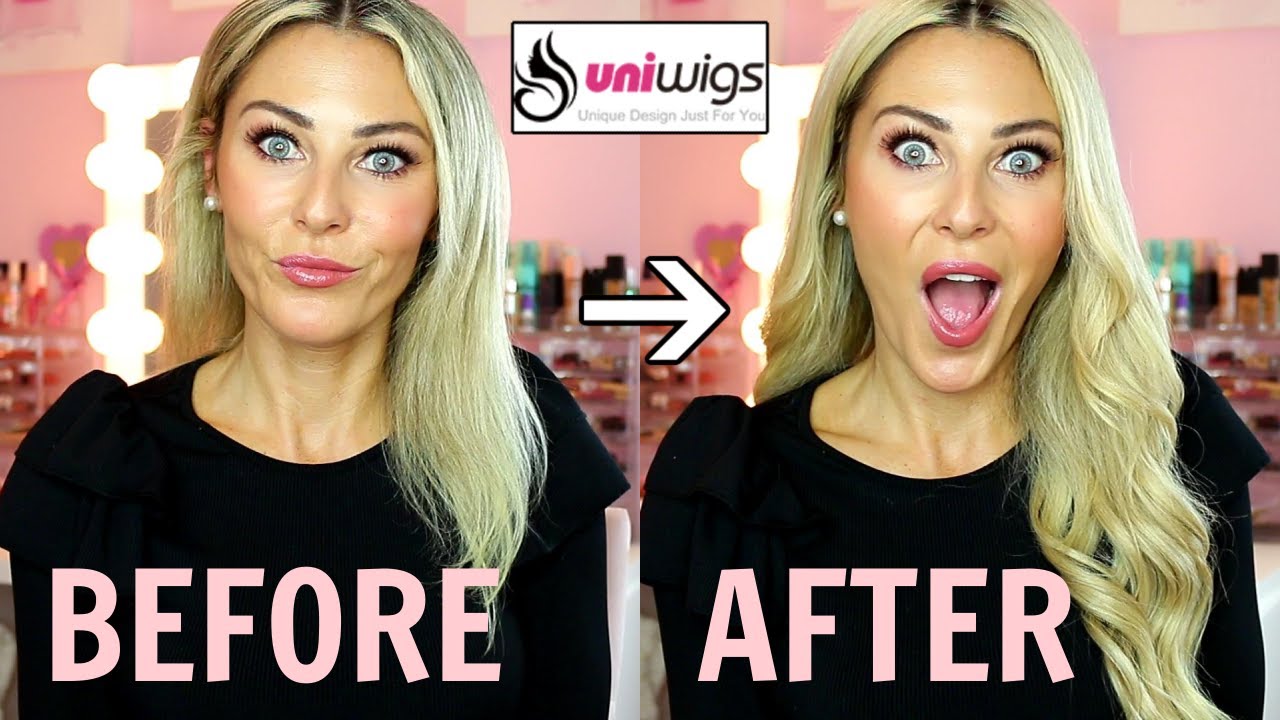 1 MINUTE HAIR TRANSFORMATION | UNIWIGS HAIR TOPPER UPDATE+ DEMO!