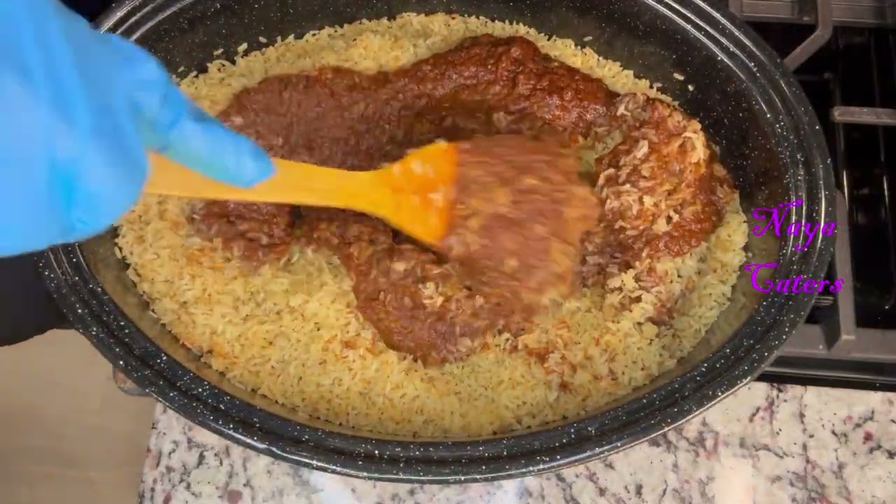 OVEN BAKED JOLLOF RICE WITH SPICY CHICKEN & TURKEY