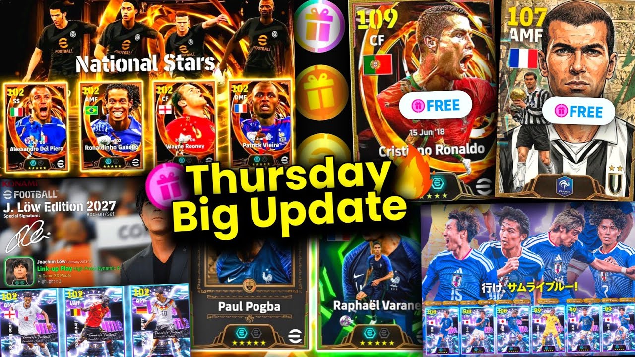 eFootball&trade; 2026 Большое обновление😍| Бесплатные Эпики | Новый набор Showtime в четверг | Бесплатн...