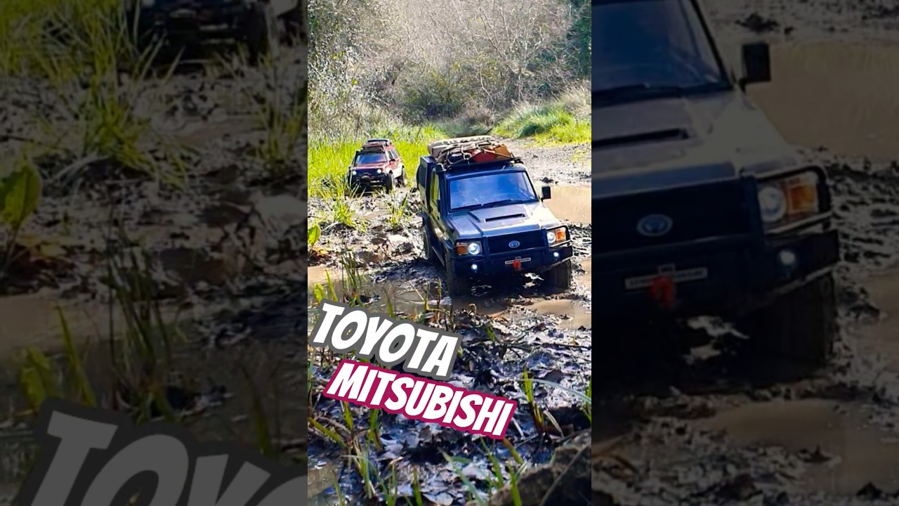 🏞💧💩⛰️😉 #rchobby #rcshorts #rc #rcscale #traxxas #axial #rgt #pajero #rccrawler #rccar #toyota #gmade