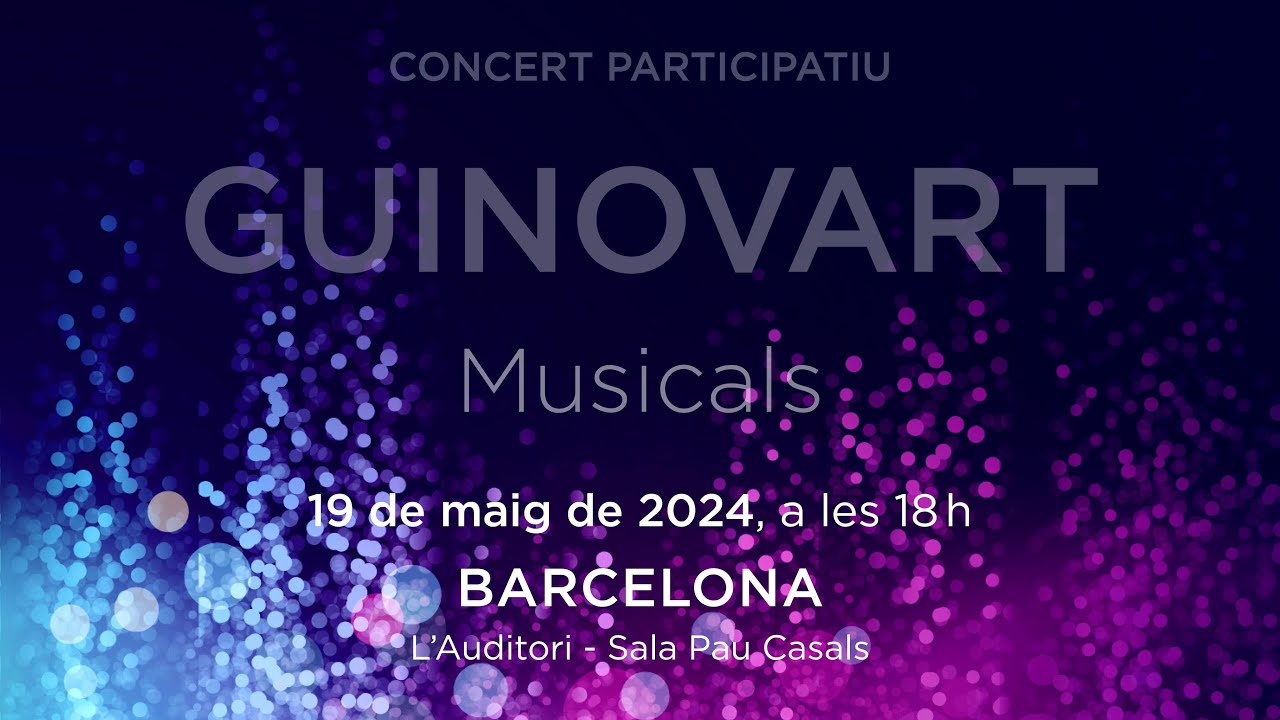 MUSICALS DE GUINOVART. CONCERT PARTICIPATIU 2024