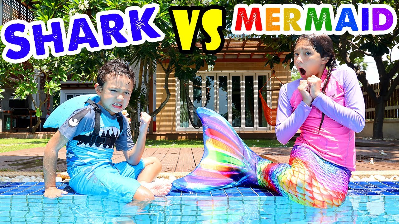 Shark vs Mermaid