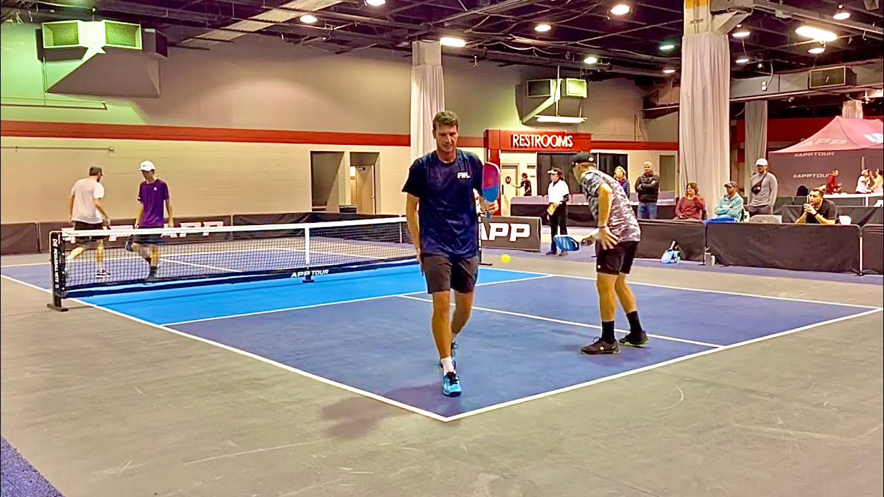 Daescu/Nunnery vs Hong/Lee | APP Chicago Indoor Championships | Pro Men’s Doubles Rd 2