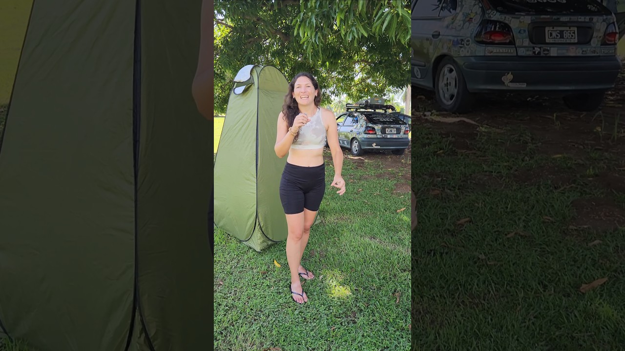 🚿AS&Iacute; NOS DUCHAMOS VIVIENDO EN UN AUTO 🌎 #vanlife #ducha #vivirviajando