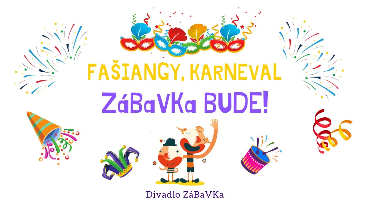 Fašiangy, karneval, ZáBaVKa JE TU! 😍 Nový klip pre karnevalové slávnosti 🎡