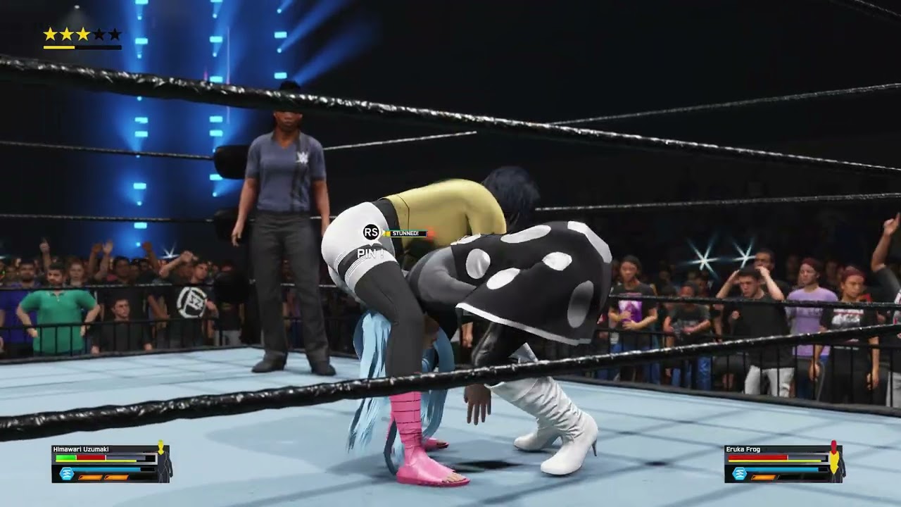 Himawari Uzumaki VS Eruka Frog | WWE 2K25 | ANIME | Boruto VS Soul Eater