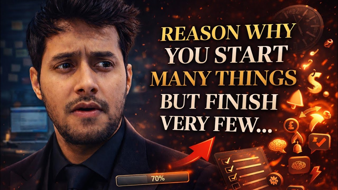 YOU START MANY THINGS, FINISH VERY FEW || PSYCHOLOGY EXPLAINED IN ENGLISH || DAY 32 ||