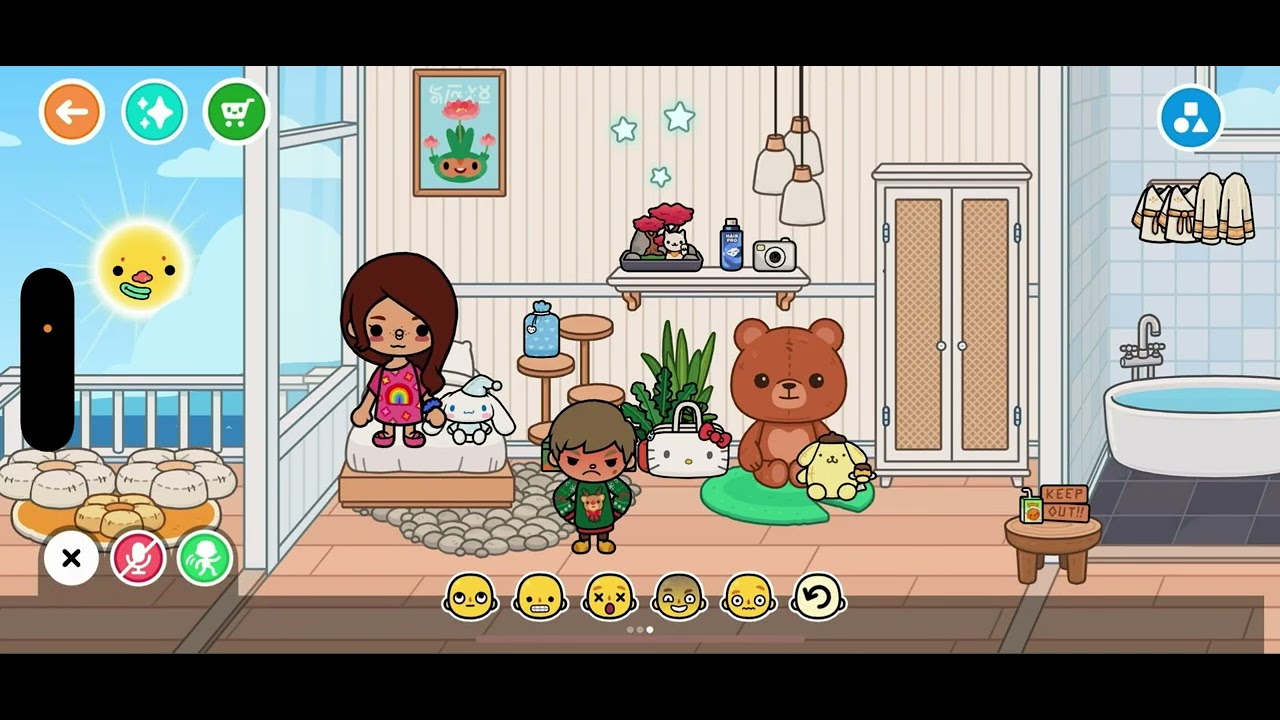 Part 1 of YES DAY on Toca Boca! #tocaboca #yesday #characters 