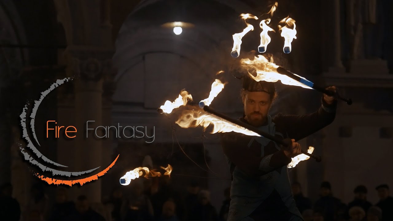 Fire Fantasy Tűzzsonglőr SHOW - Szeged - 2022.12.02 - (4K)