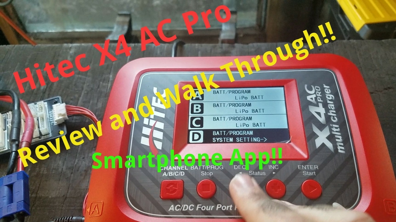 Hitec X4 AC Pro Charger Review and Walk Through