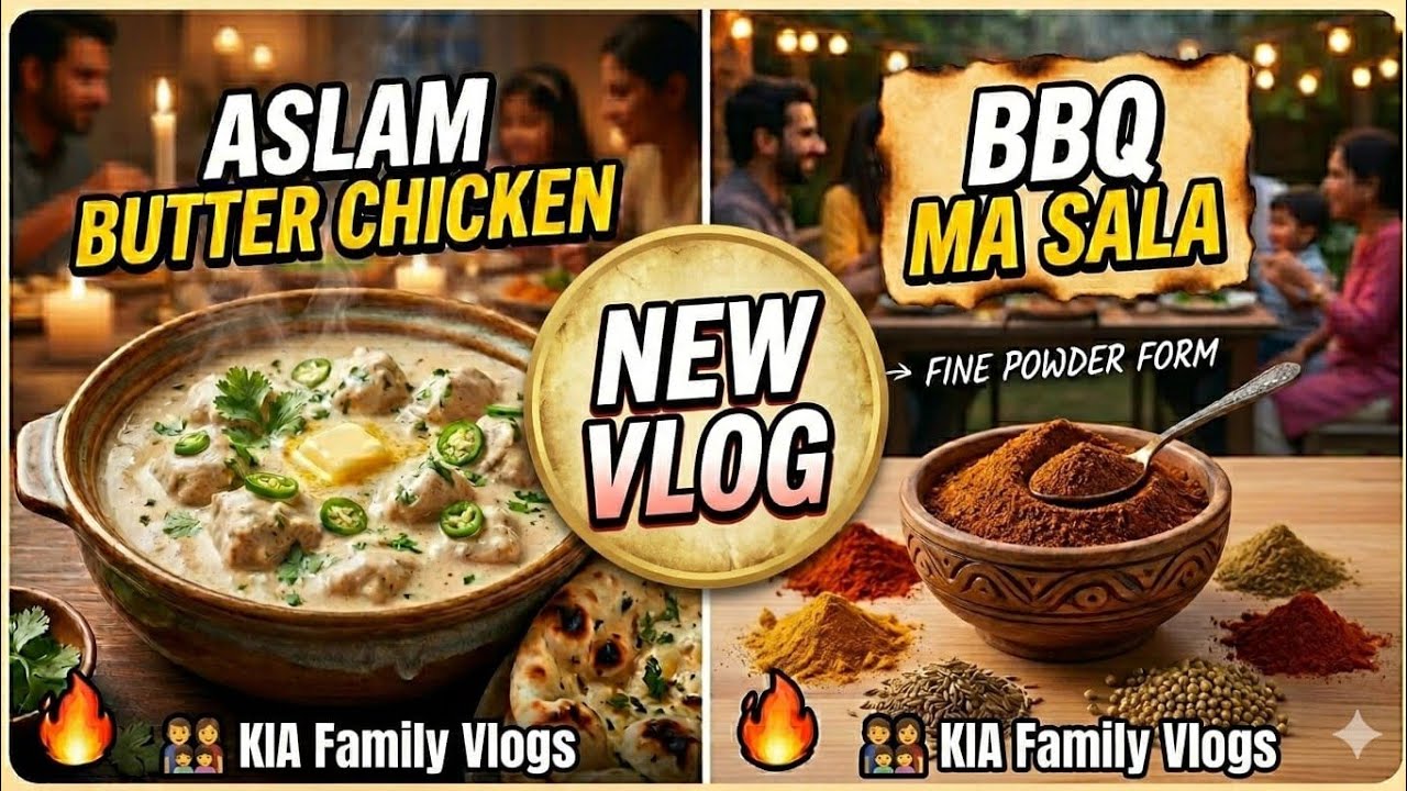 Jama masjid special Aslam Butter chicken recipe +My secret BBQ masala! Ramadan vlog 2026