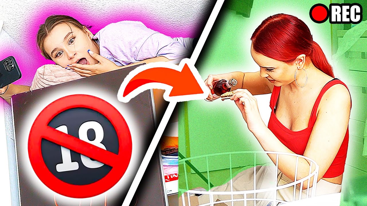 Schwester HEIMLICH im Zimmer BEOBACHTEN 🏡🤫 (Verstecken & Beobachten) - Celina
