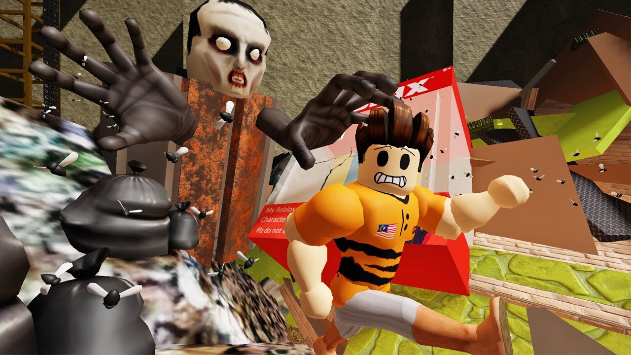 Kena Kejar Dengan Hantu Tong Sampah!!!  [Us Are Toys] (Roblox Malaysia)